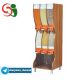 خرید استند آجیل و خشکبار و قفسه حبوبات 6 خانه